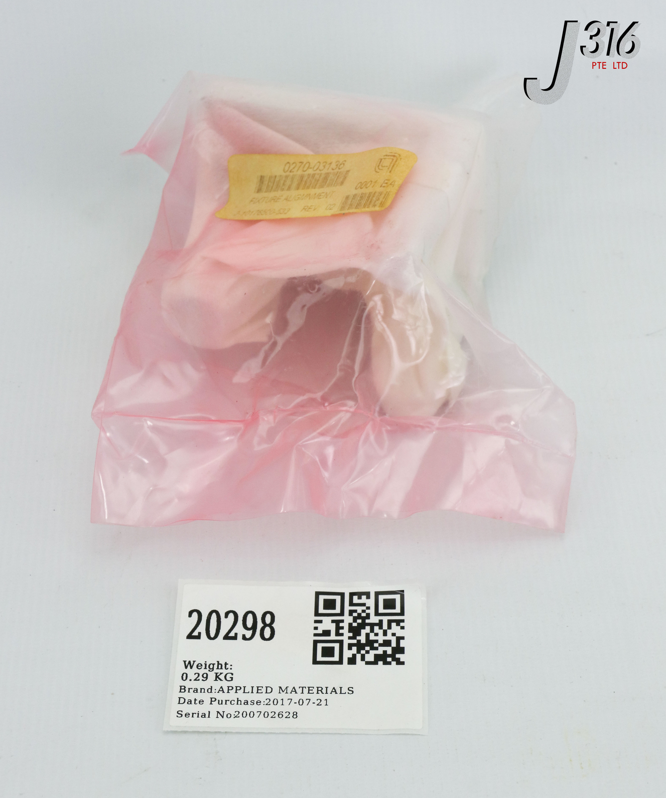 20298 APPLIED MATERIALS FIXTURE ALIGMNMENT (NEW) 0270-03136