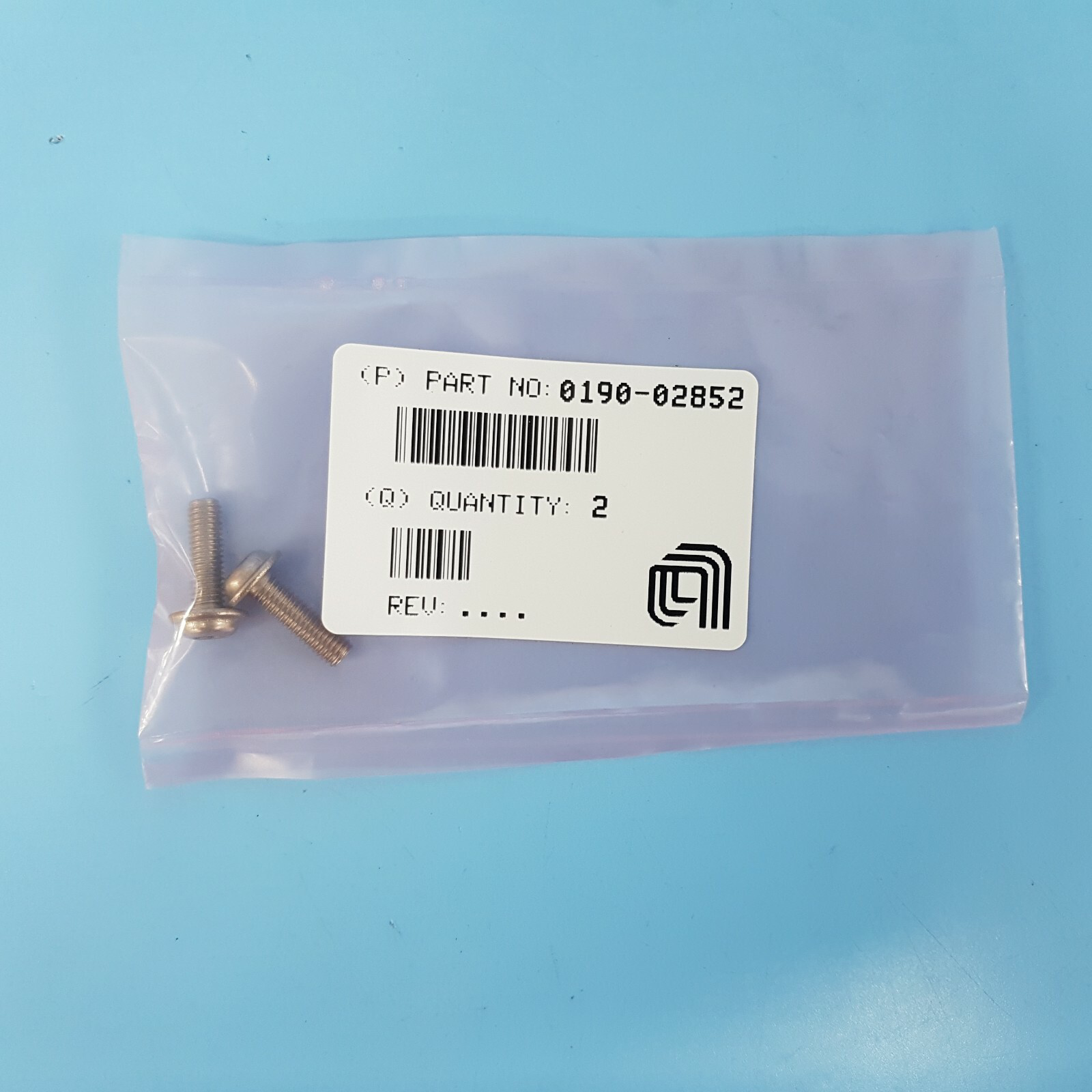 324-0101// AMAT APPLIED 0190-02852 (2PCS) SCREW, M6X20 P5000 ZA MK-II [NEW]