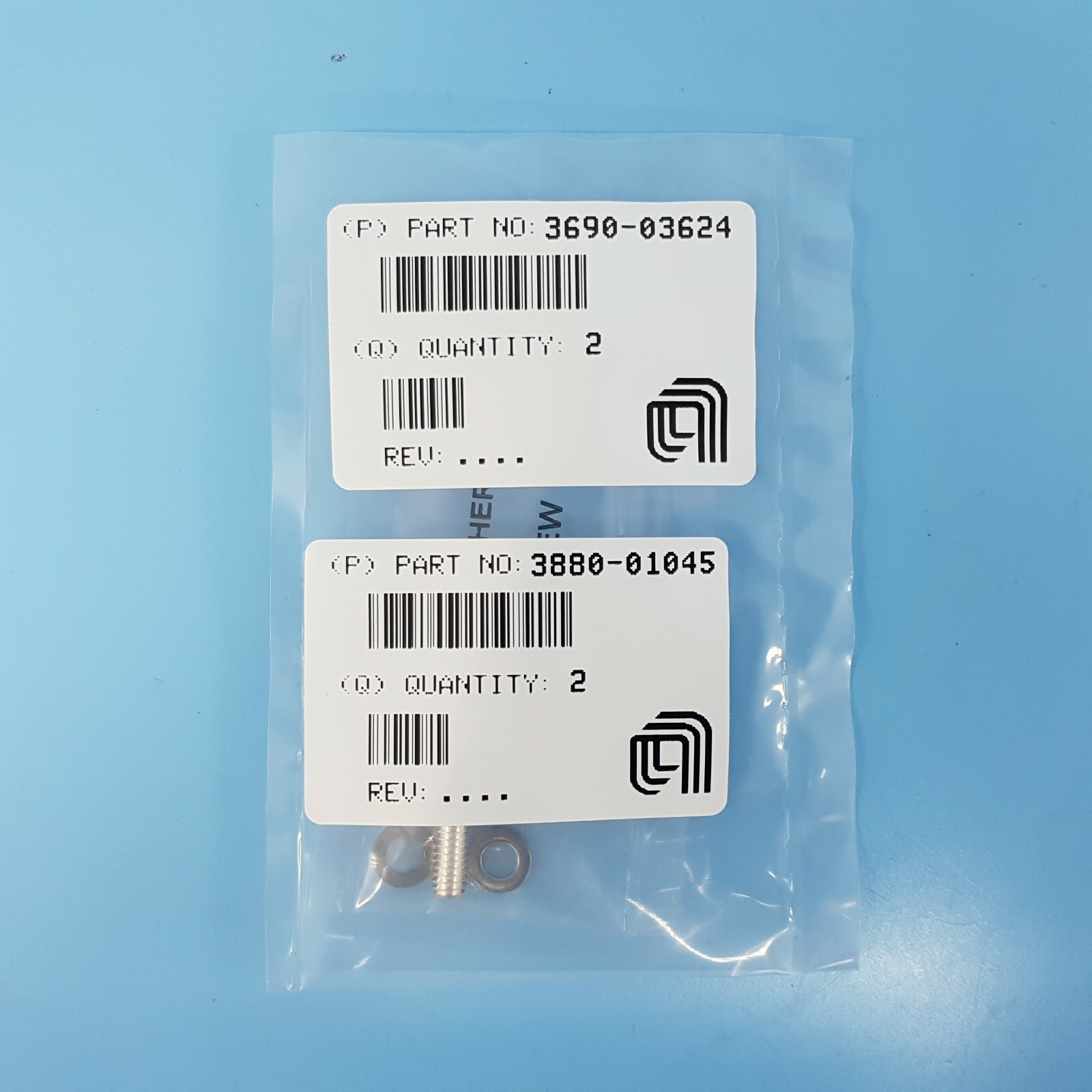 324-0101// AMAT APPLIED 3690-03624 (2PCS) 3880 01045 SCR CAP SKT HD [NEW]