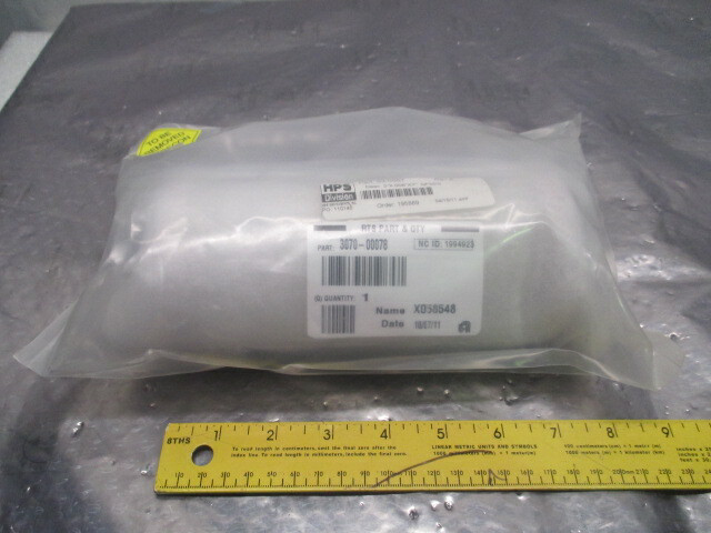 MKS HPS 93-0057 Vacuum Bellows, KF50, NW-50, 7", AMAT 3070-00078, 453264