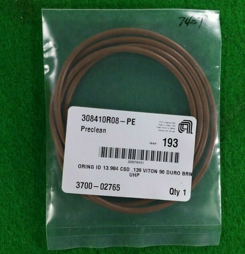 AMAT 3700-02765 ORING ID 13.984 CSD .139 VITON 90 DURO B, NEW