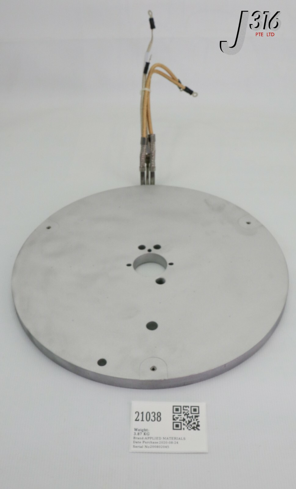 21038 APPLIED MATERIALS HEATER, CAST GROUNDED, CGF., REWORK (NEW) 0190-40177