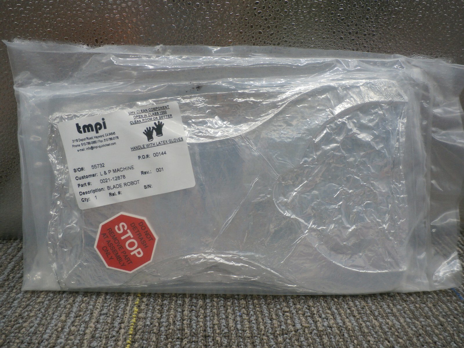 New AMAT 0021-12878 ROBOT TRANSFER BLADE 300MM MOSS 390