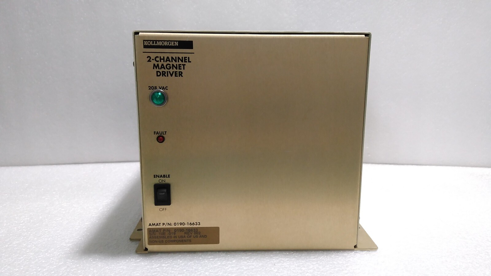 [Used] AMAT / 0190-16633 / 2-Channel Magnet Driver, MAG02-25021-001, 1pcs