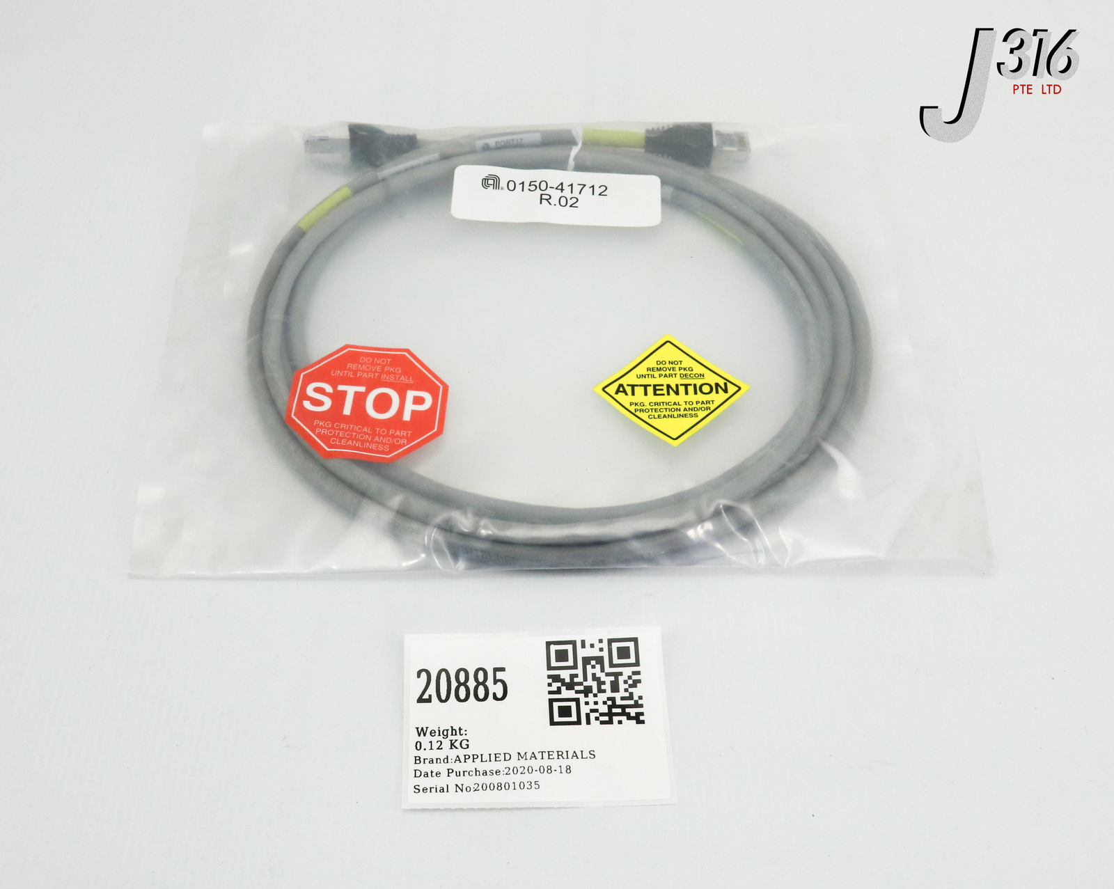 20885 APPLIED MATERIALS CABLE ASSY (NEW) 0150-41712