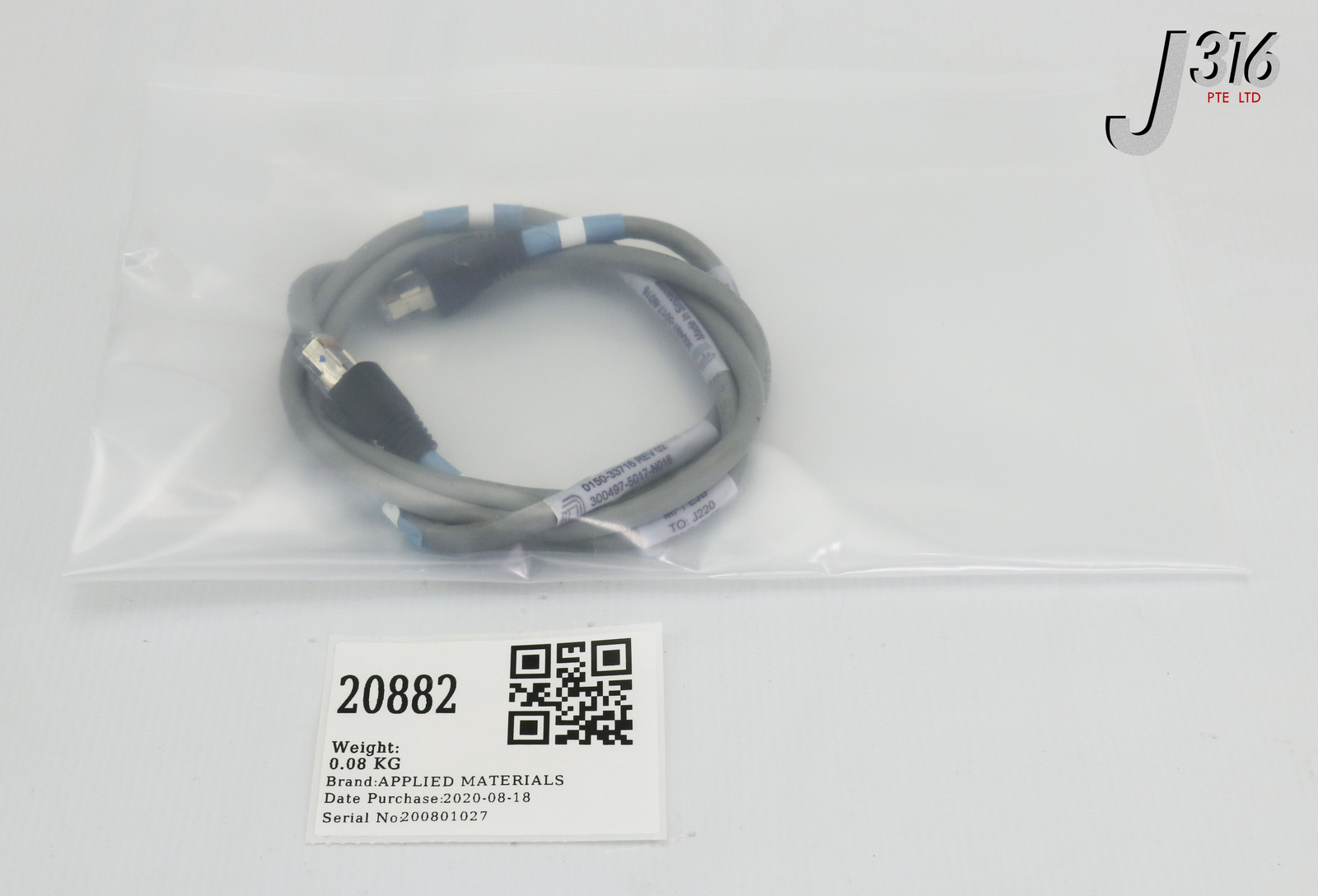 20882 APPLIED MATERIALS CABLE ASSY CH-C MOTION ECAT 0150-33716