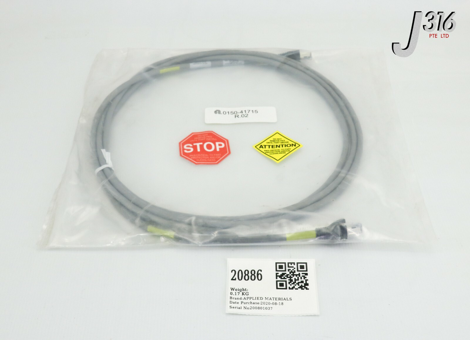20886 APPLIED MATERIALS CABLE ASSY (NEW) 0150-41715