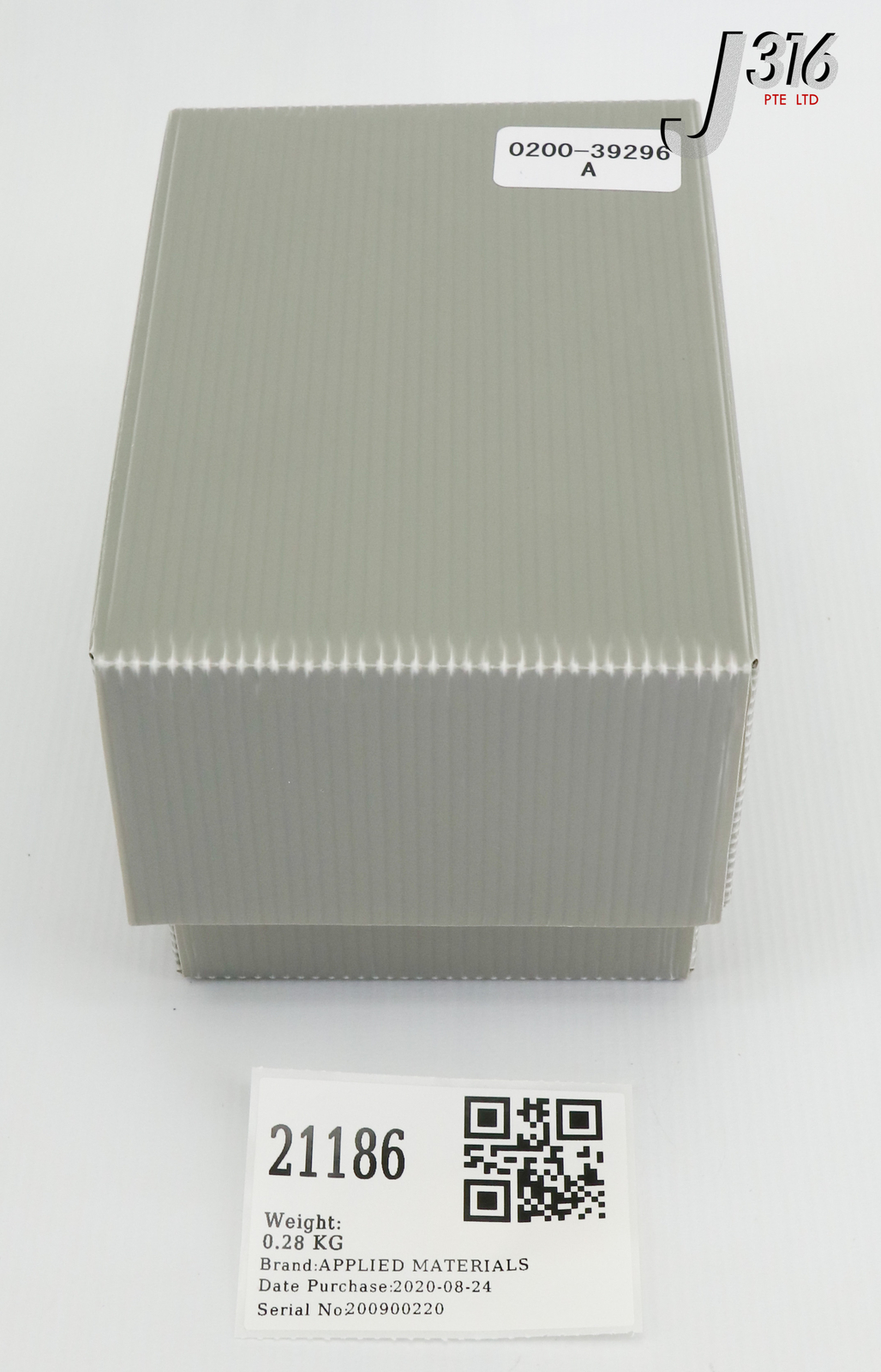 21186 APPLIED MATERIALS APERTURE, PLATE, CERAMIC, IEP, 2.75 WIN (NEW) 0200-39296