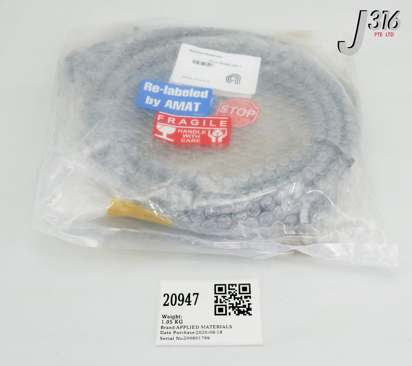 20947 APPLIED MATERIALS CABLE ASSY (NEW) 0150-45365