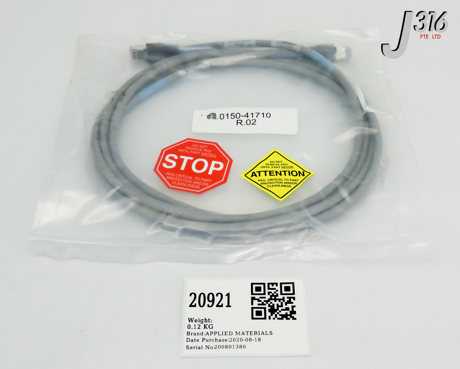20921 APPLIED MATERIALS CABLE ASSY (NEW) 0150-41710