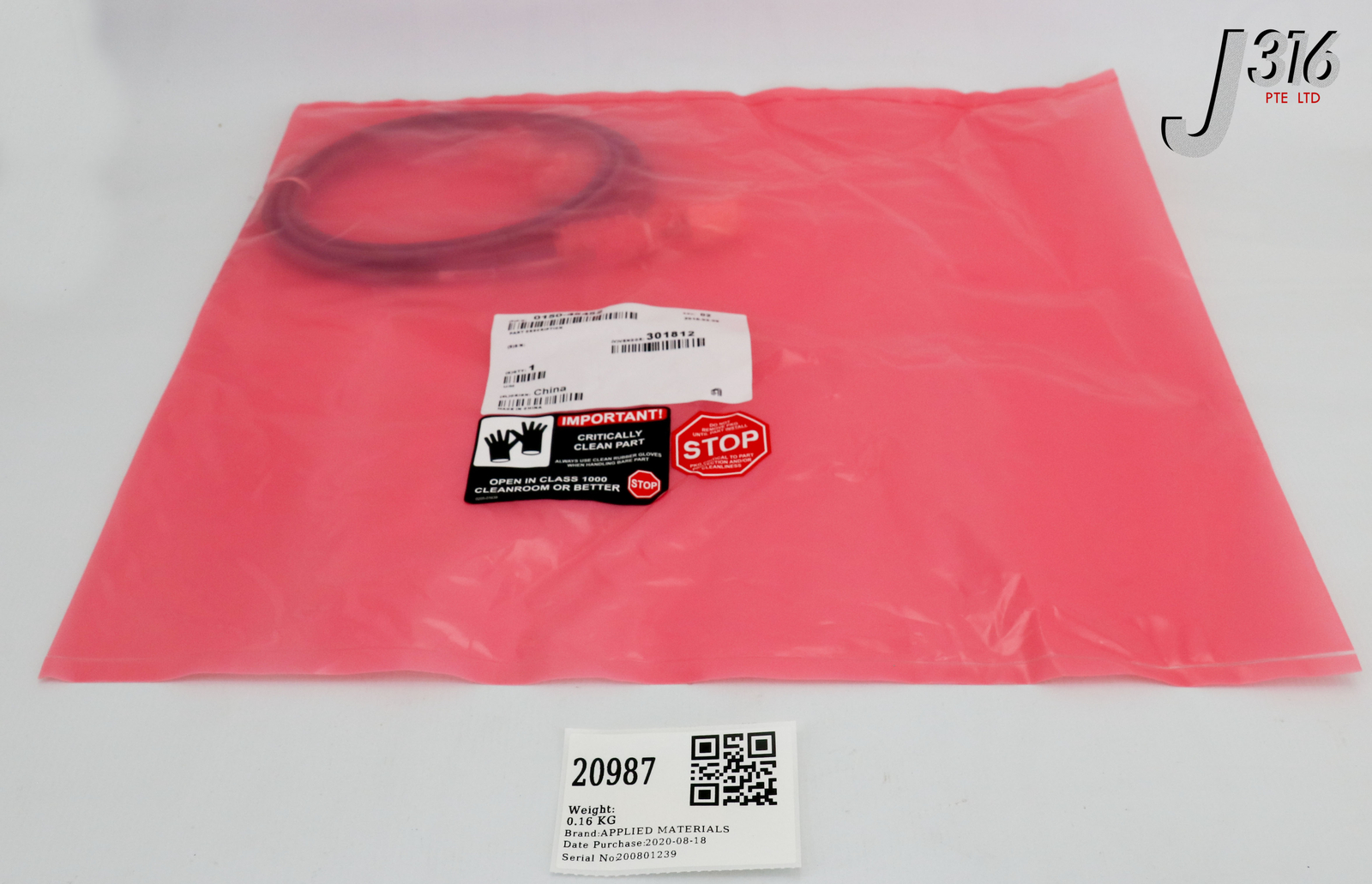 20987 APPLIED MATERIALS CABLE ASSY, SERVO, ENCODER, SANYO SI M1 (NEW) 0150-45452