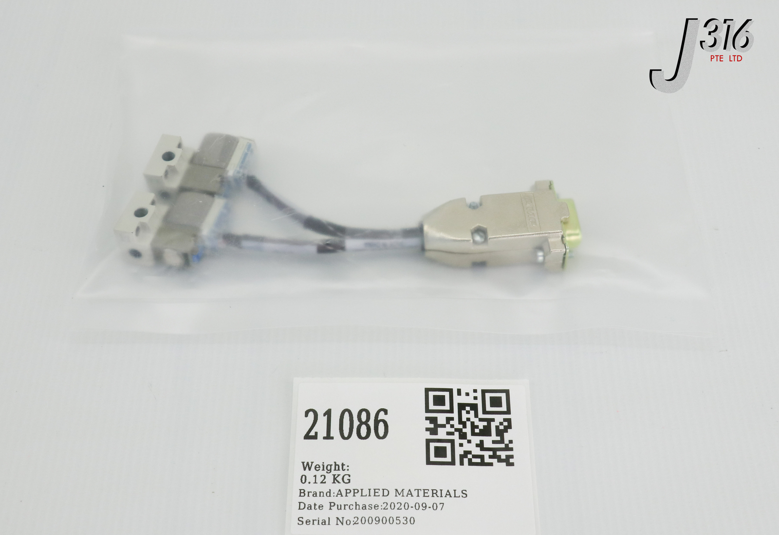 21086 APPLIED MATERIALS CABLE ASSY, 15CM (NEW) 0150-27602