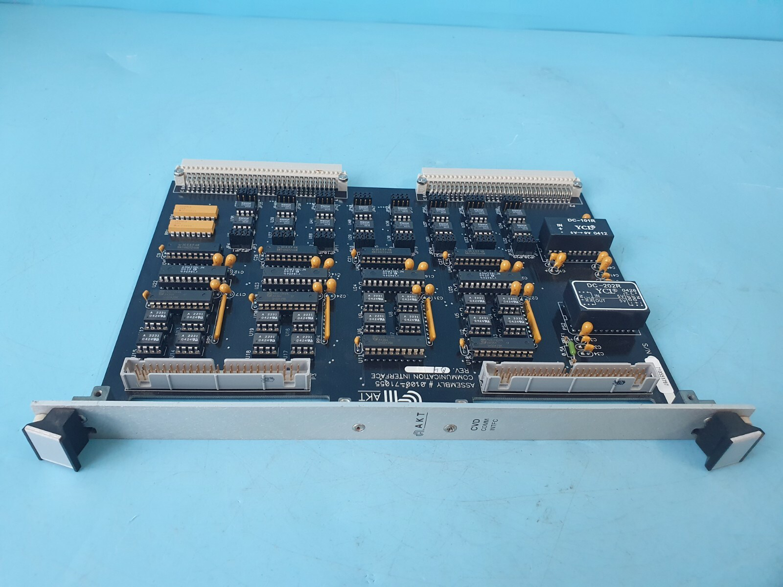 AKT AMAT 0100-71055 REV.04 CVD COMMUNICATION INTERFACE BOARD #2