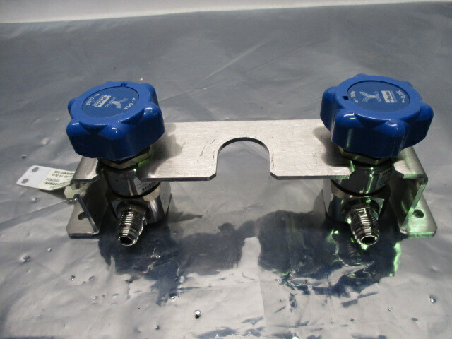 LAM 853-810342-001 Assy, 2 Parker Veriflo 944SSFSMMPM Diaphragm Valves, 45300507