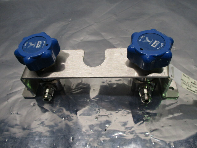 LAM 853-810342-001 Assy, 2 Parker Veriflo 944SSFSMMPM Diaphragm Valves, 45300507