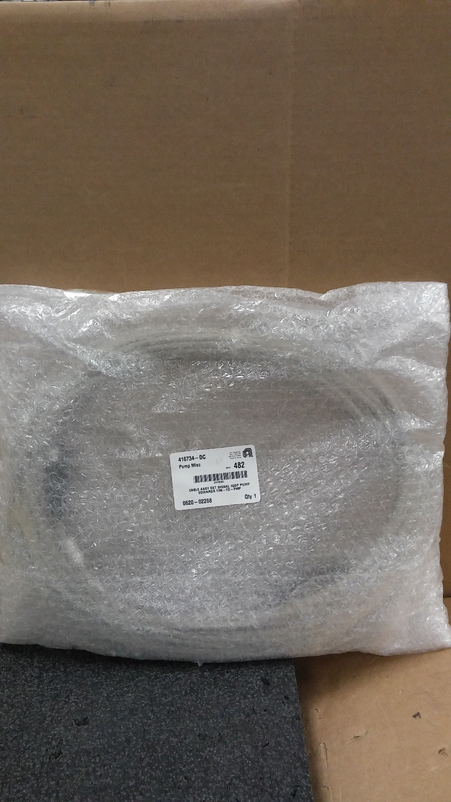 AMAT APPLIED MATERIALS 0620-02268 EXT Signal IQDP Pump Cable Assembly