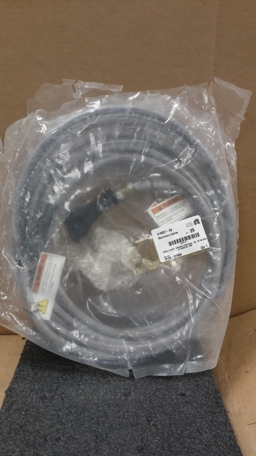 AMAT APPLIED MATERIALS 0150-01969 Driver Control 25' I/O BLKHD To REM AC Top
