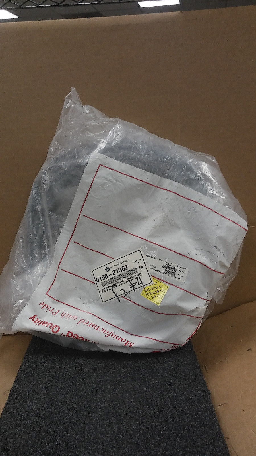AMAT APPLIED MATERIALS 0150-21362 Pump Frame Interconnect