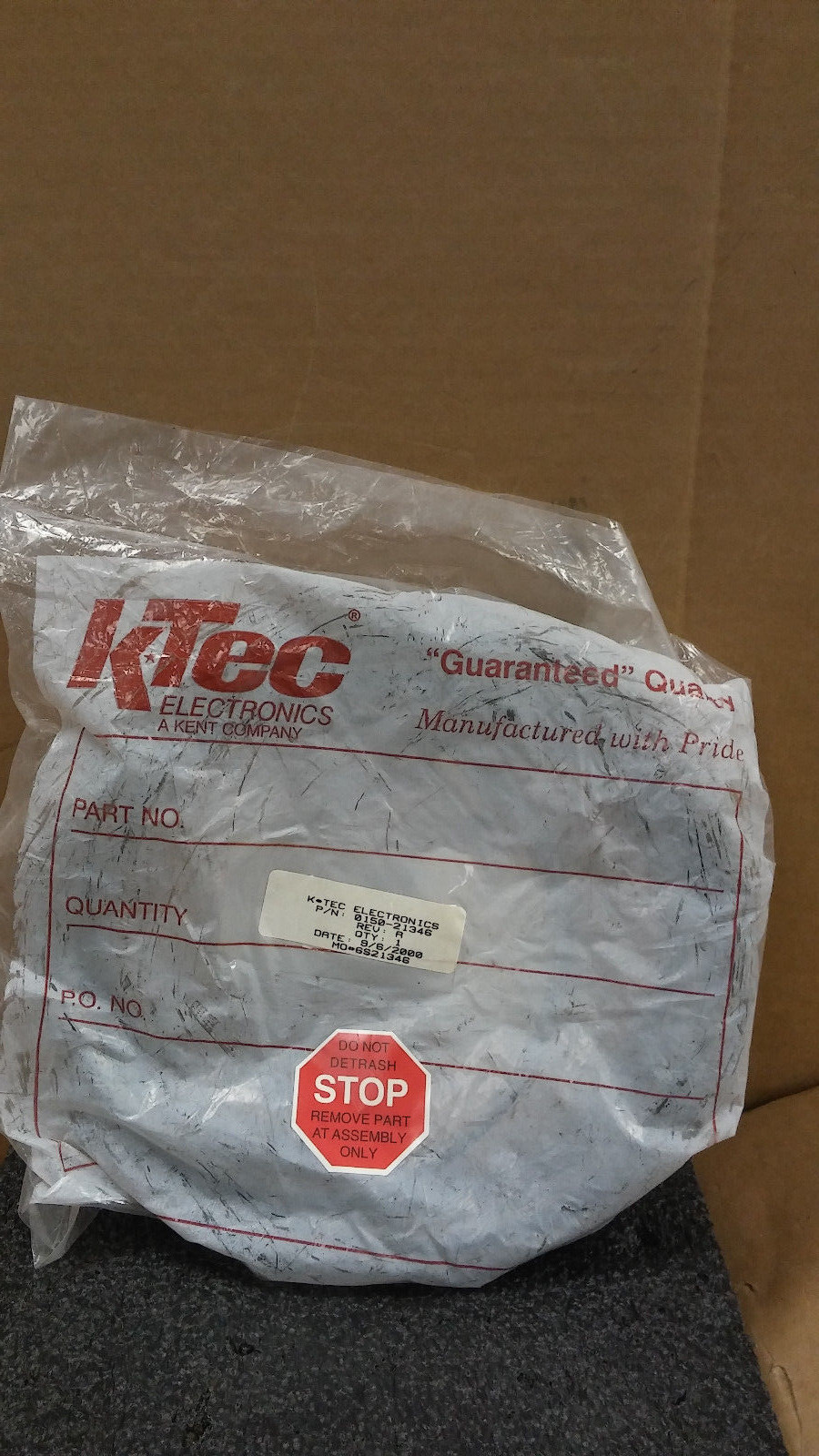 K-TEC AMAT APPLIED MATERIALS 0150-21346 Encoder Interconnect Cable Assembly