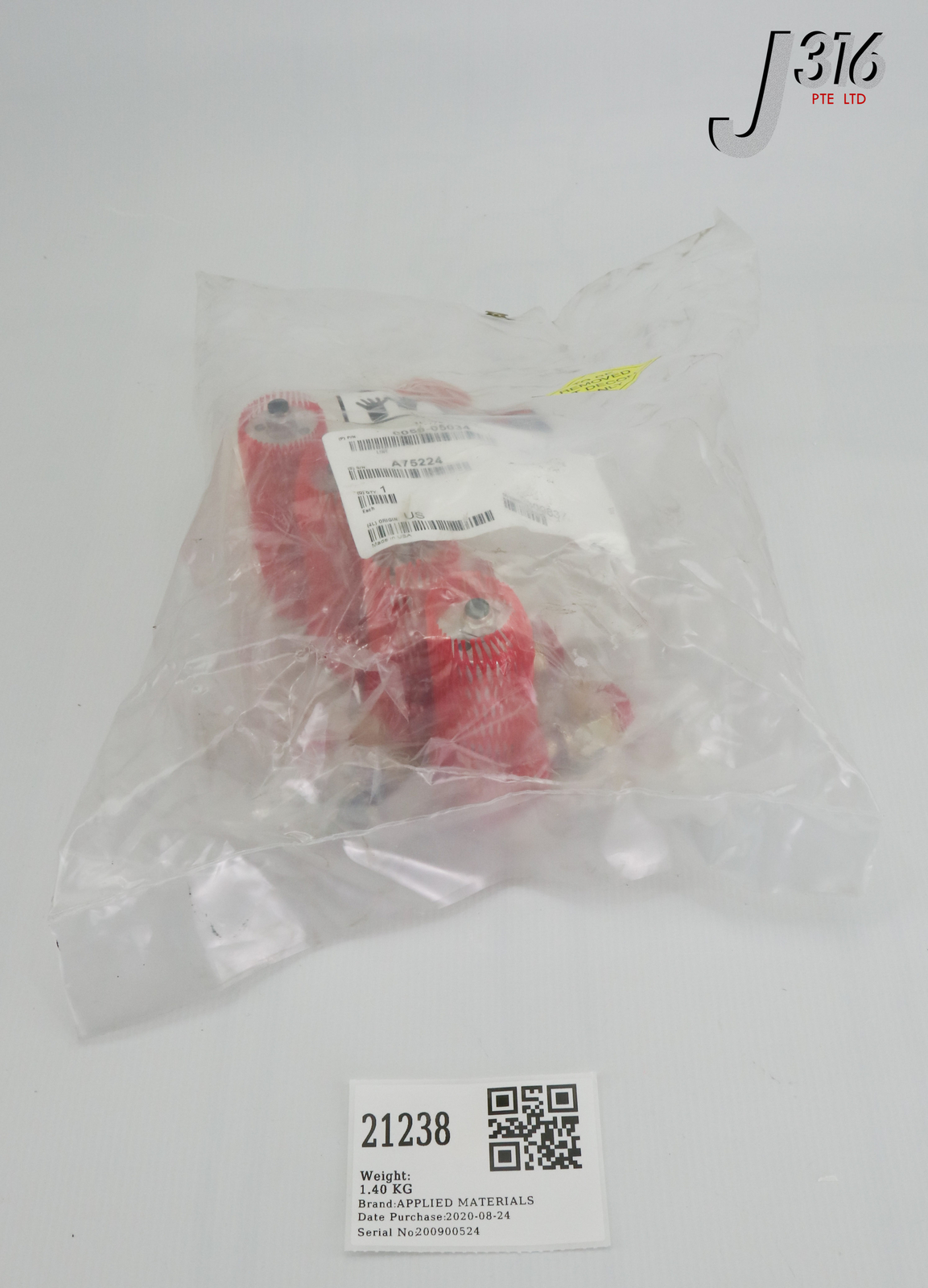 21238 APPLIED MATERIALS LINE, MANIFOLD, SILICON W/4 VALVES (NEW) 0050-05034