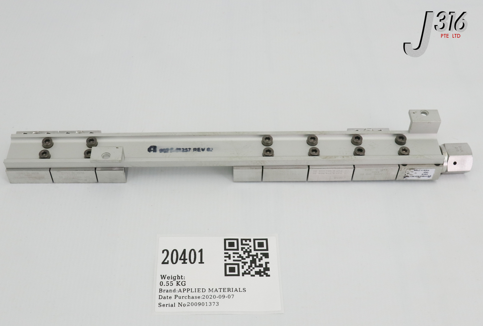 20401 APPLIED MATERIALS WLDMT INLET STICK ASSY,0010-52160,0021-51257 0050-87805