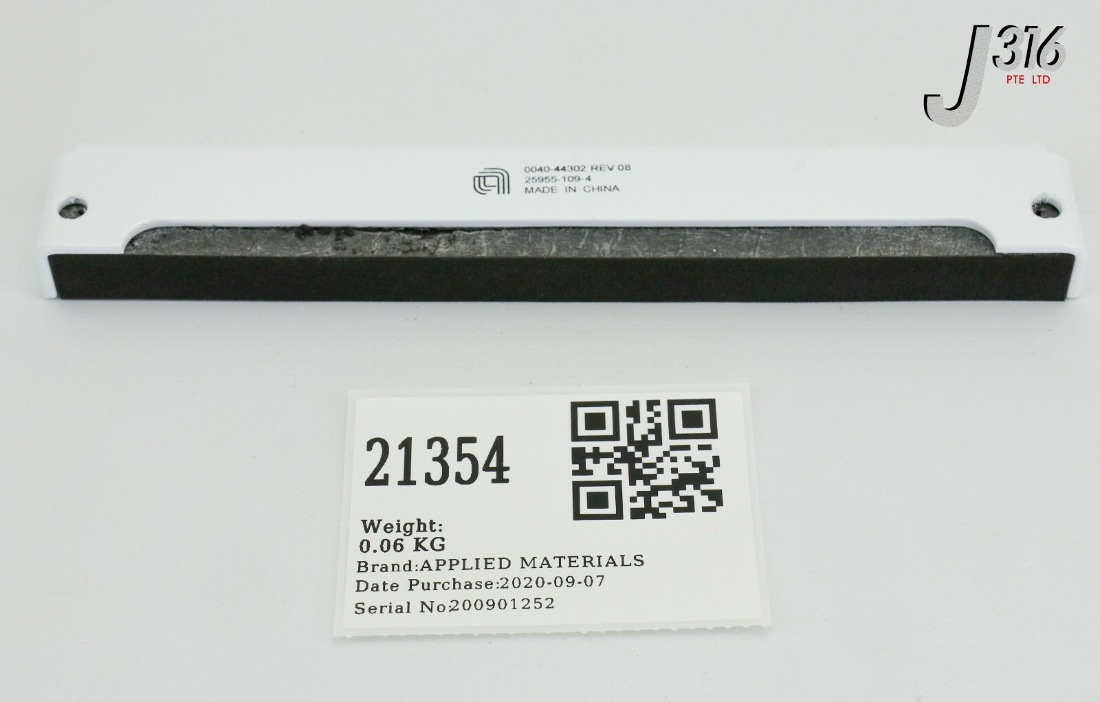 21354 APPLIED MATERIALS COVER, CH GAS LINES, GAS PANEL, PRODUCER 0040-44302