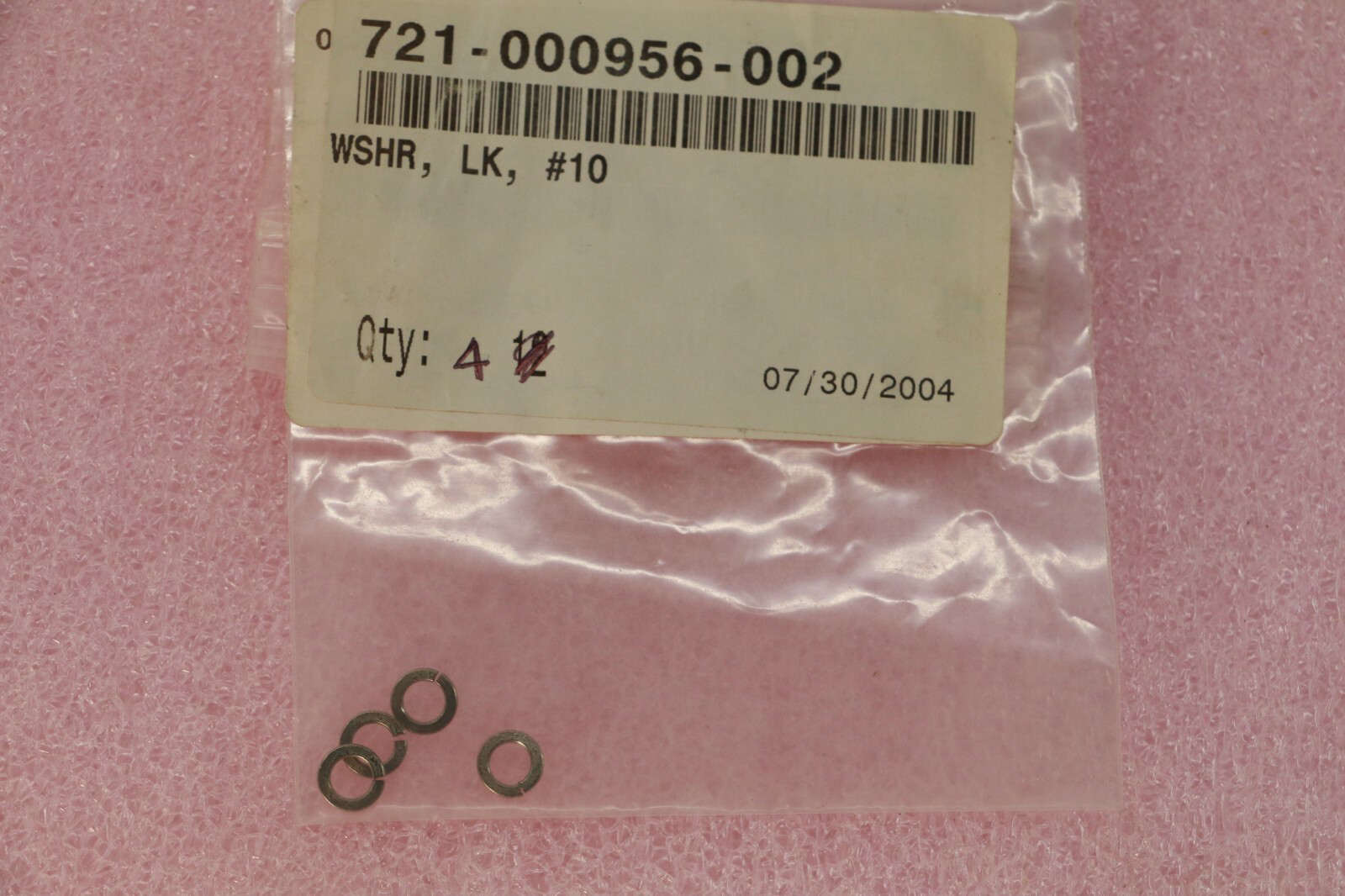 4PCS  LAM RESEARCH 721-000956-001 WSHR, LK, #10