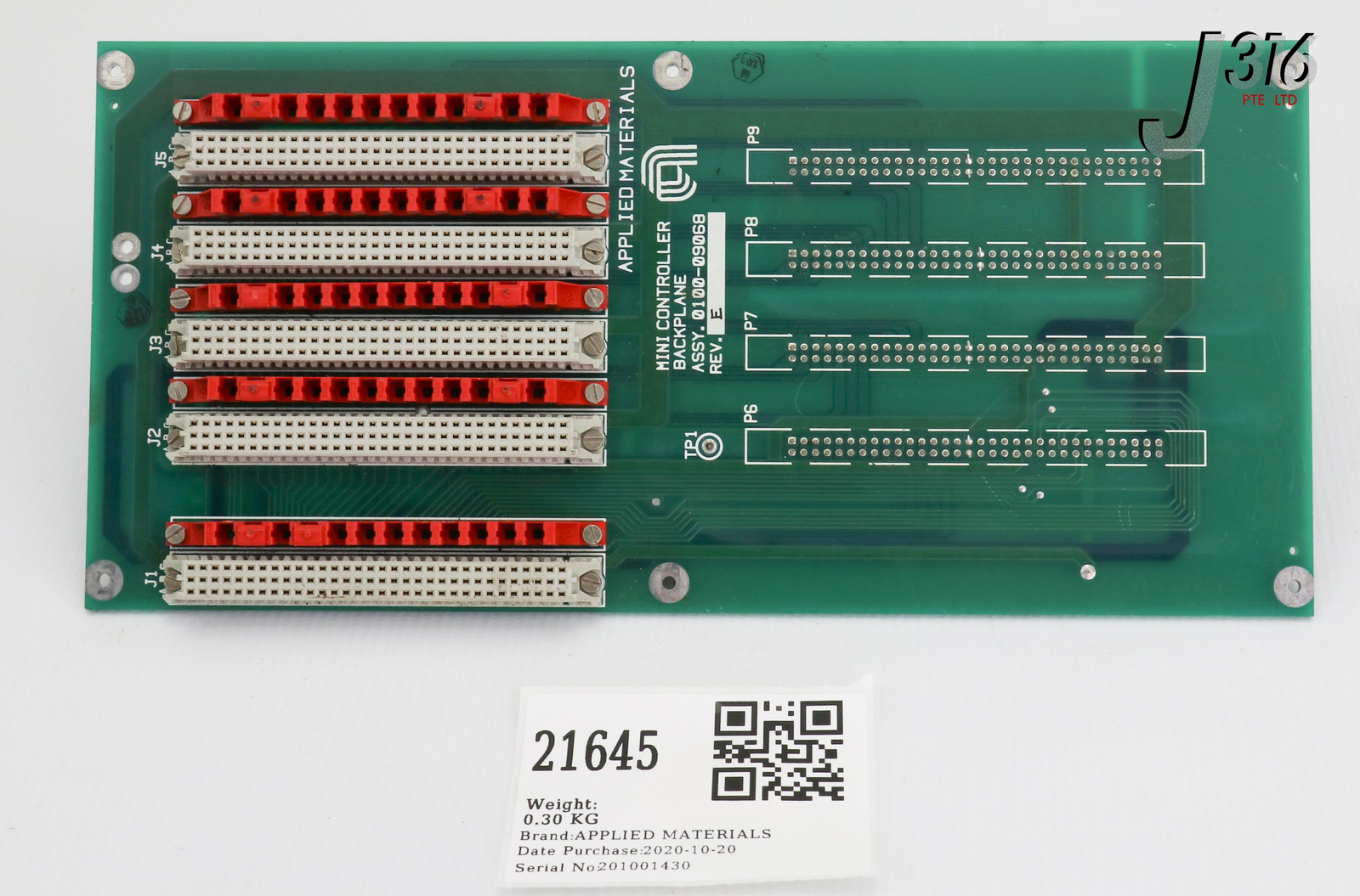 21645 APPLIED MATERIALS MINI CONTROLLER ASSY BACKPLANE 0100-09068