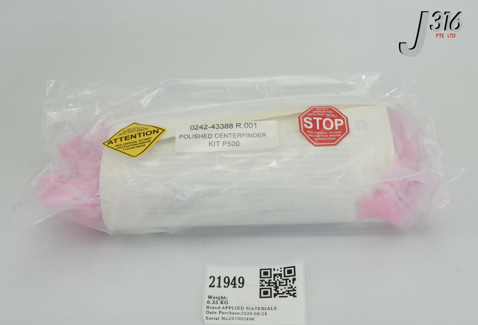 21949 APPLIED MATERIALS POLISHED CENTERFINDER KIT P5000 (NEW) 0242-43388