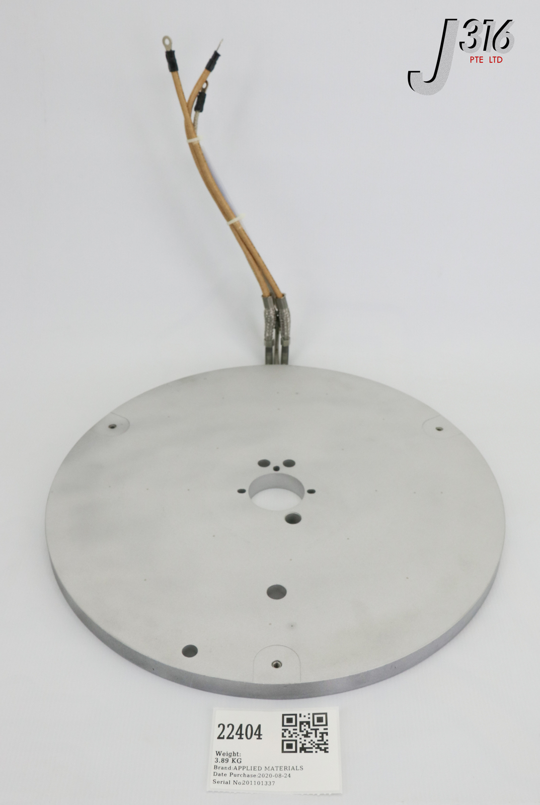 22404 APPLIED MATERIALS HEATER,CAST GROUNDED,CGF.,REWORK 0190-40177
