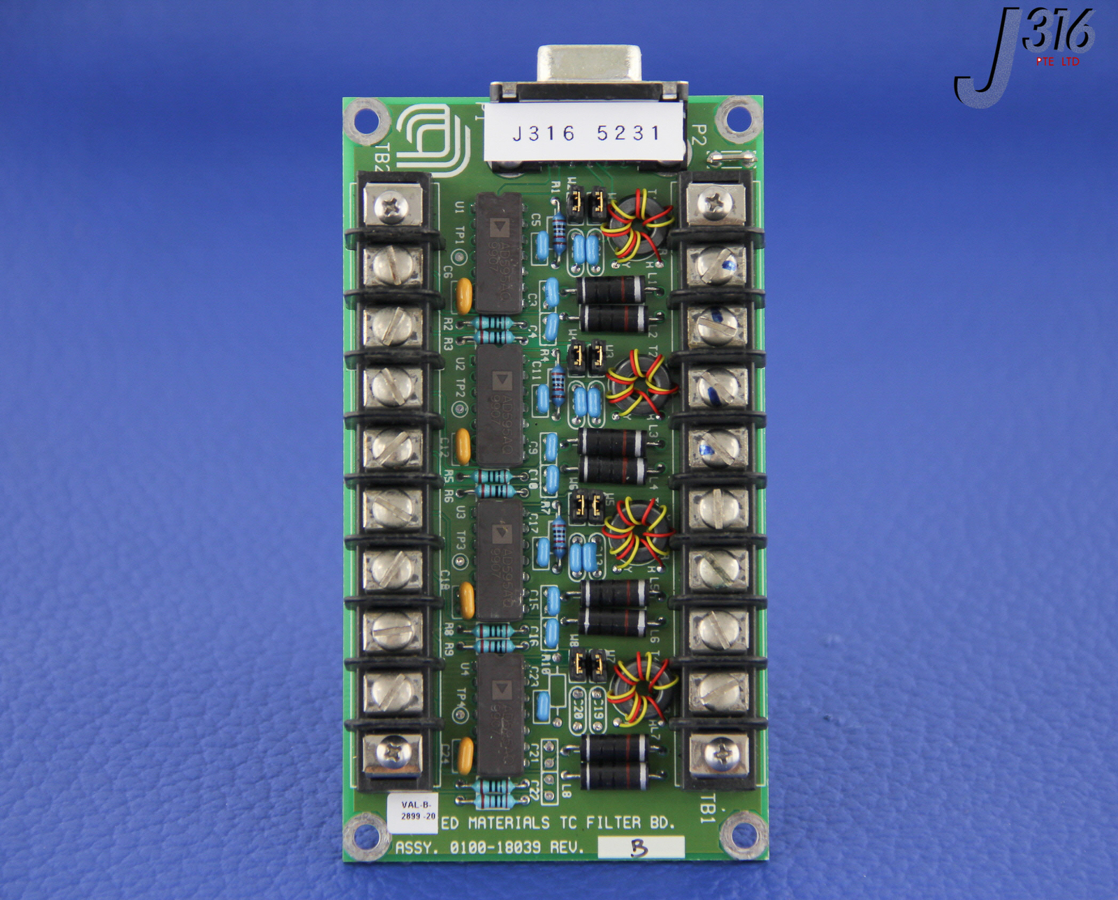 5231 APPLIED MATERIALS PCB - TC FILTER BOARD 0100-18039