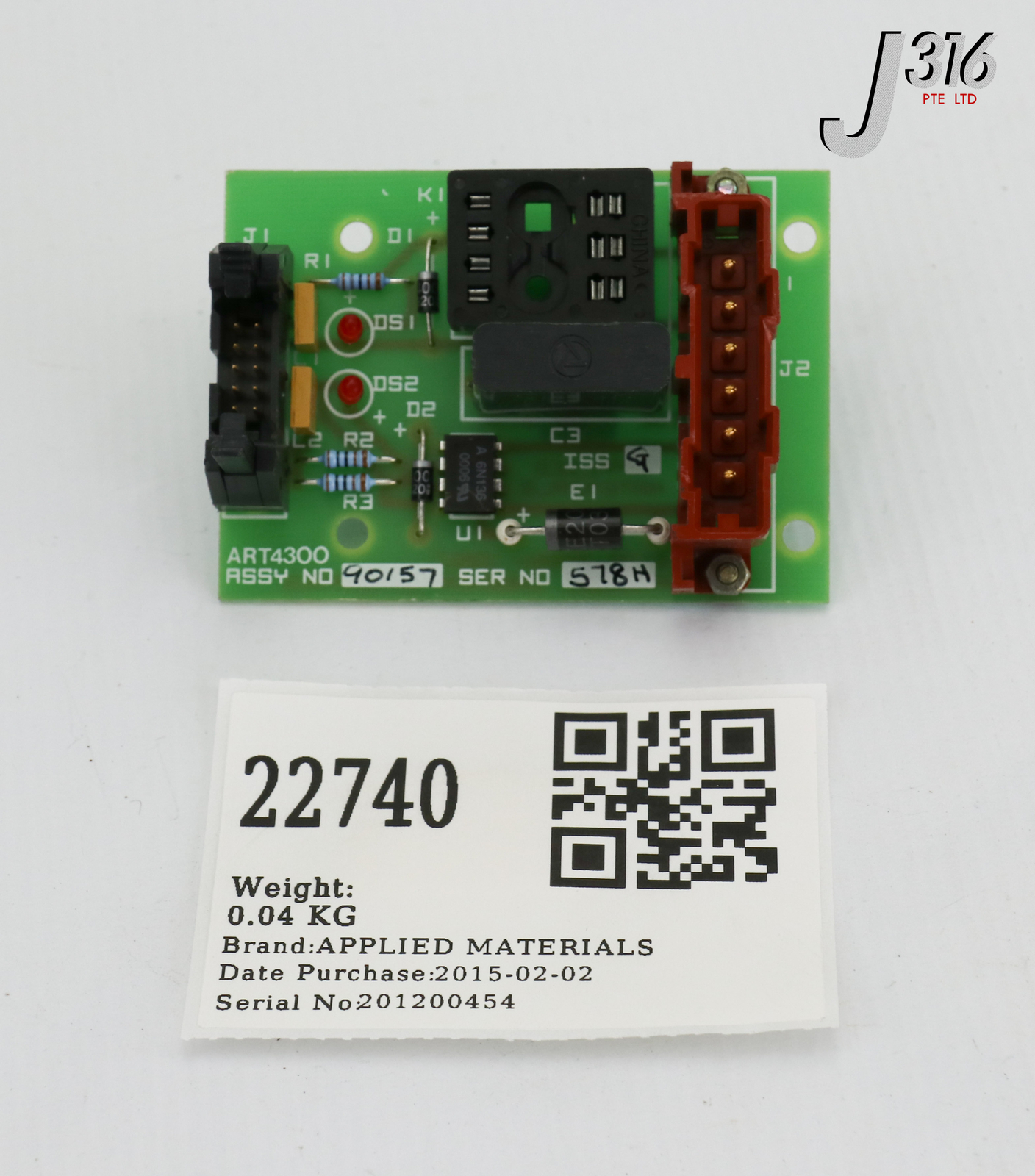 22740 APPLIED MATERIALS PCB CAROUSEL INDEXER I/F ART4300 90157 0120-90551