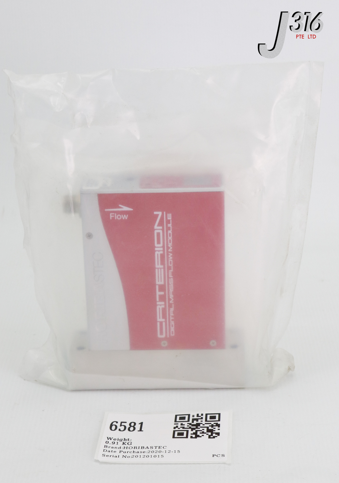 6581 HORIBASTEC CRITERION MFC, GAS: N2, 200SCCM, AMAT 0190-47277 (NEW) D514MG