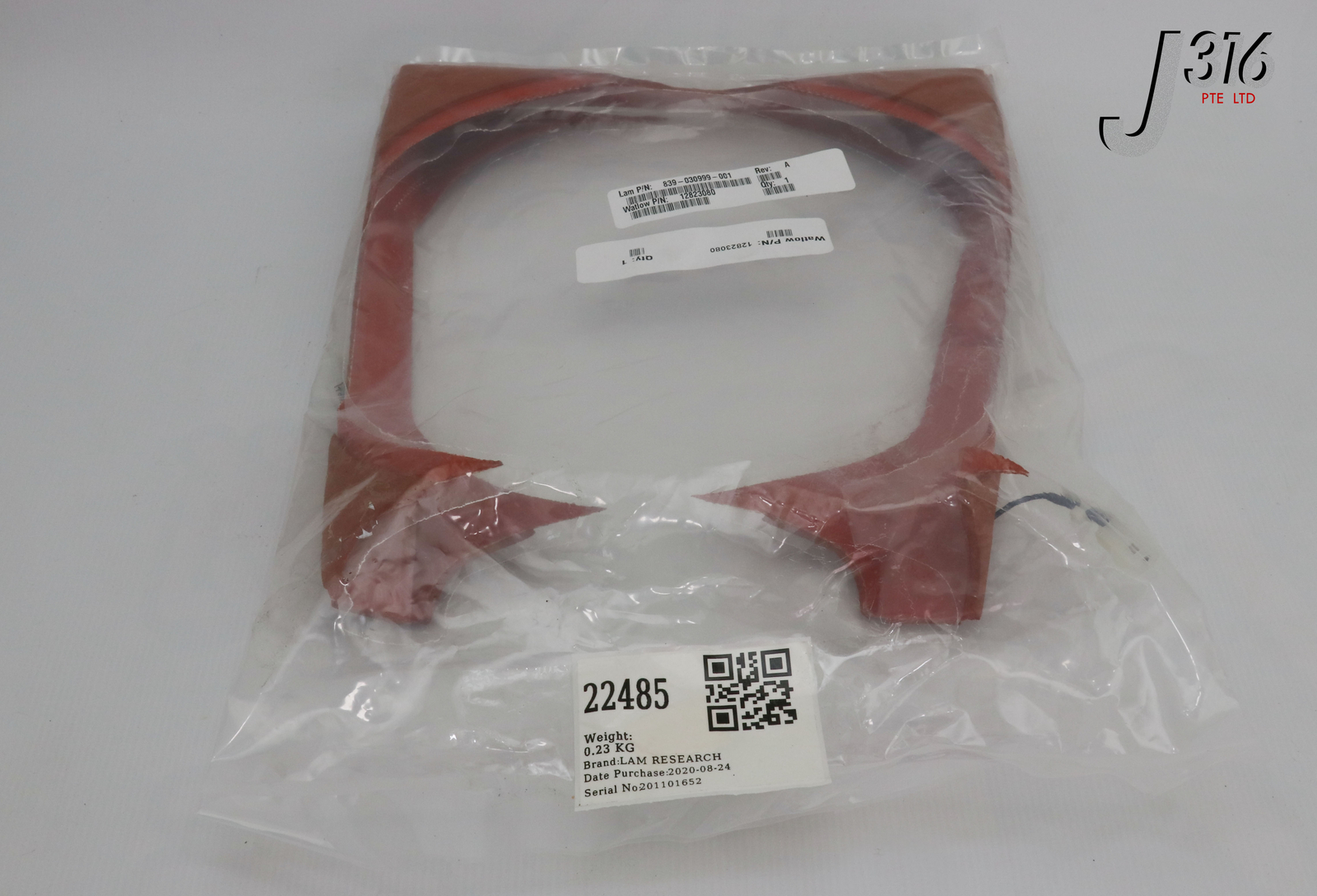 22485 LAM RESEARCH BASE HTR VAT VLV, WATLOW P/N: 12823080 (NEW) 839-030999-001