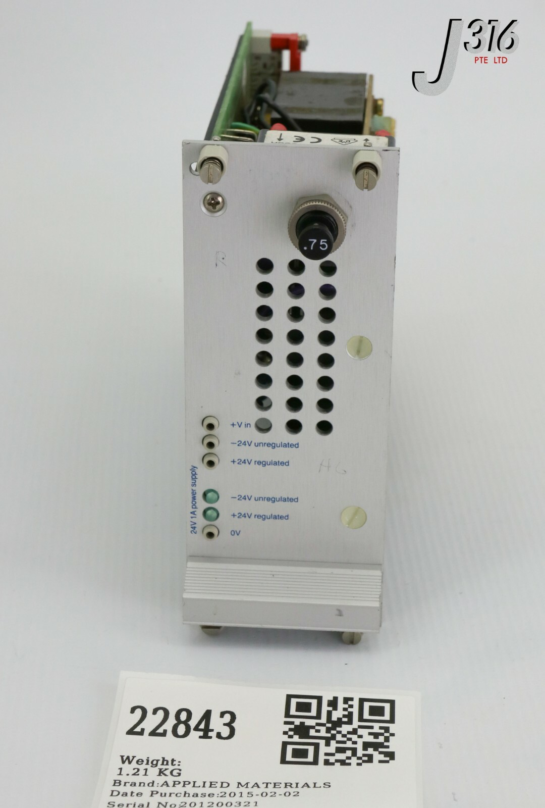 22843 APPLIED MATERIALS PWBA 24V 1A POWER SUPPLY 0100-90025