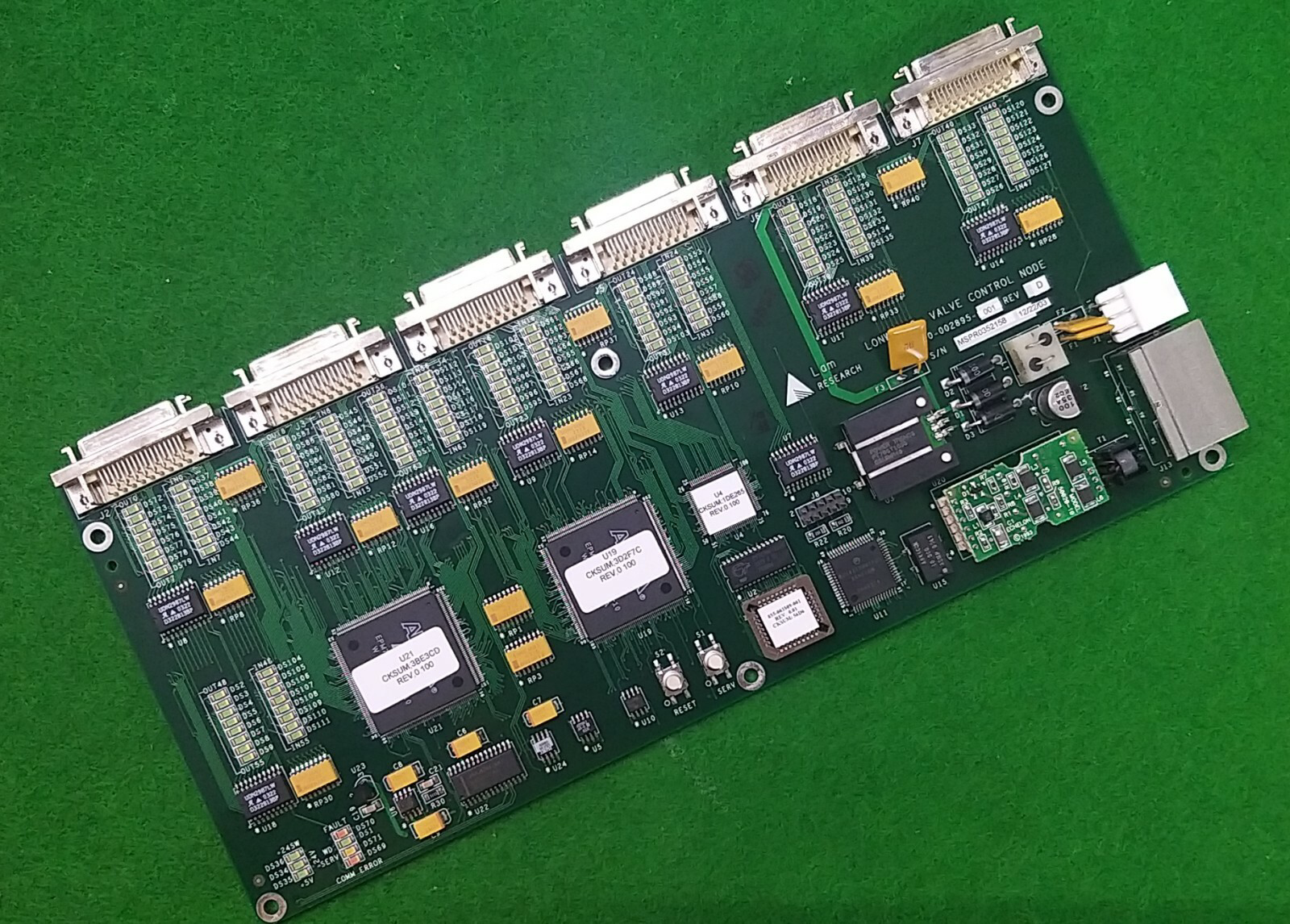 LAM RESEARCH 810-002895-001 Lonworks Valve Control Node BOARD, NEW