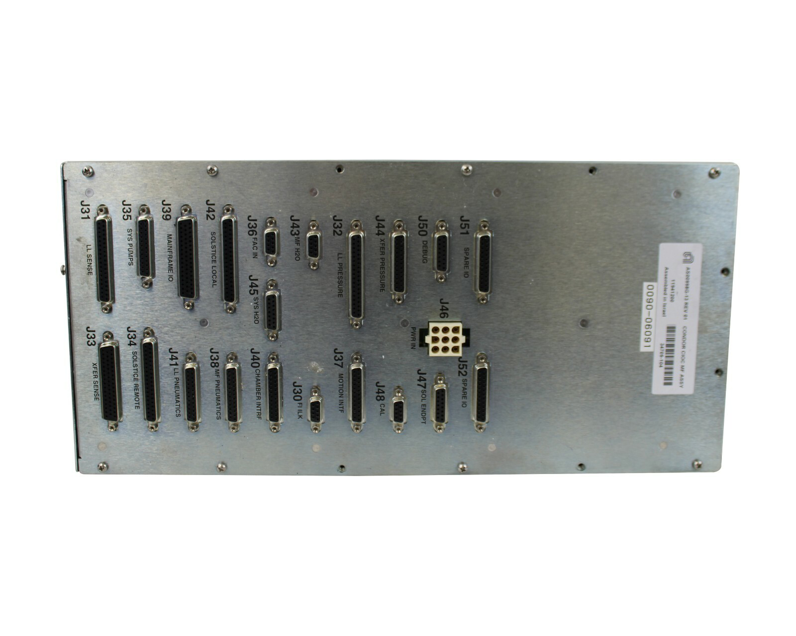 APPLIED MATERIALS AMAT CONDOR CIOC MF ASSY 0090-06091