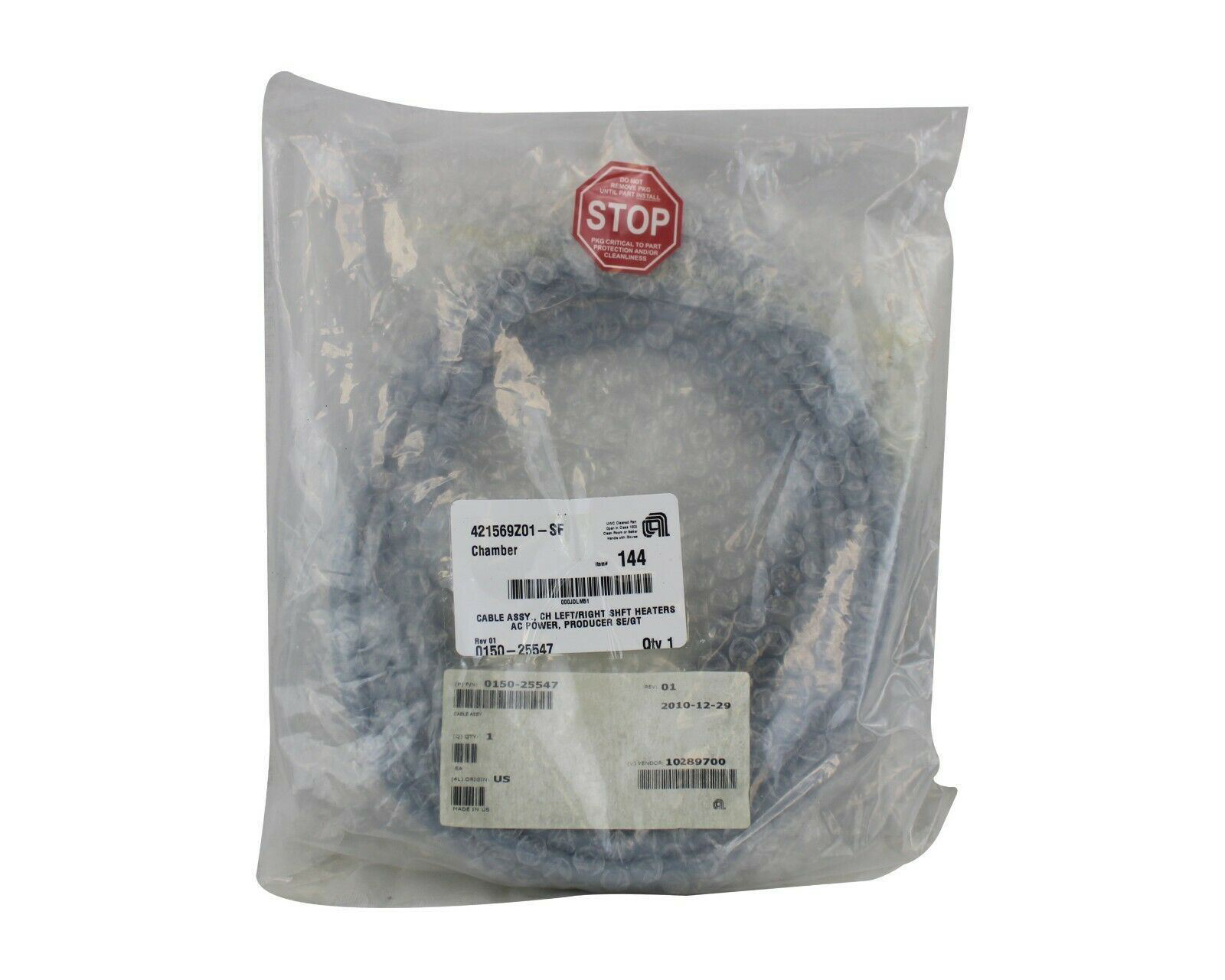 APPLIED MATERIALS AMAT CABLE ASSY CH LEFT/RIGHT SHFT HEATER AC PWR 0150-25547