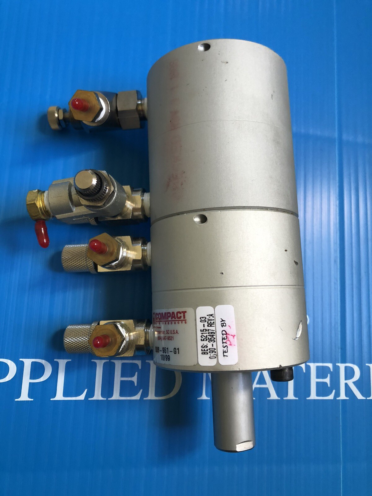 Applied Materials 0190-35497 Lift Cylinder, Assy. AMAT Etch
