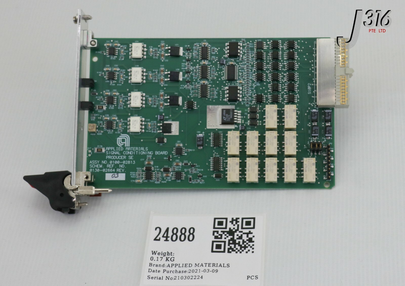 24888 APPLIED MATERIALS PCB SIGNAL CONDING BD PRODUCER SE, 0130-02664 0100-02813