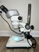 Nikon SMZ645 Binocular Stereo Zoom Microscope 8X-50X Dual Light source