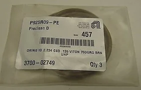 AMAT Applied Materials 3700-02749 ORING ID 2.234 CSD .139 VITON 75 DURO UHP (3)
