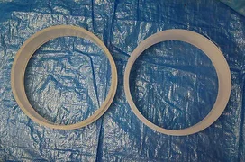 CYLINDER,QTZ,200MM EXT CATH, CERAMIC 0200-09638 AMAT (LOT OF 2)