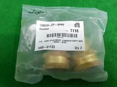 AMAT 3300-01733 FTG HOSE CPLG QDISC 1/2BODX1/2FPT BRS BUNA-SEAL , NEW