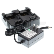 Dual Battery Charger for Nikon NIVO 2M/2C/5M/5C Trimble M3 TSC2 Nomad DPL-322