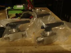 Lot of (3) New Swagelok SS-45S8-SC11  S.S. Ball Valves Â½"  