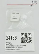 24136 APPLIED MATERIALS INSULATOR RF CONNECTOR DC BIAS (NEW) 0020-21404