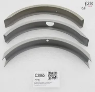 C3865 APPLIED MATERIALS PUMPING CHNL, ANODIZED, PRODR 200MM(SET OF 3) 0045-00126