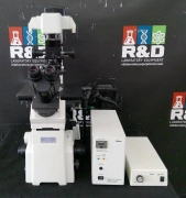 Nikon Eclipse TE2000-S Inverted Microscope W/ 2 Objectives, Lamp & Power Supply