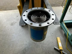 CTI Cryotorr 10 pump, 10" VAT gate valve, and 8500 compressor